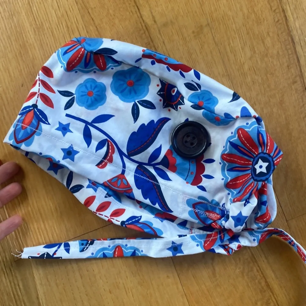 Never worn, beautiful surgical, cap, just too big for me, custom - Picture 2 of 4